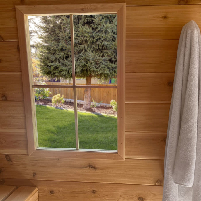 Scandia 2-Peg Cedar Sauna Towel & Robe Hanger