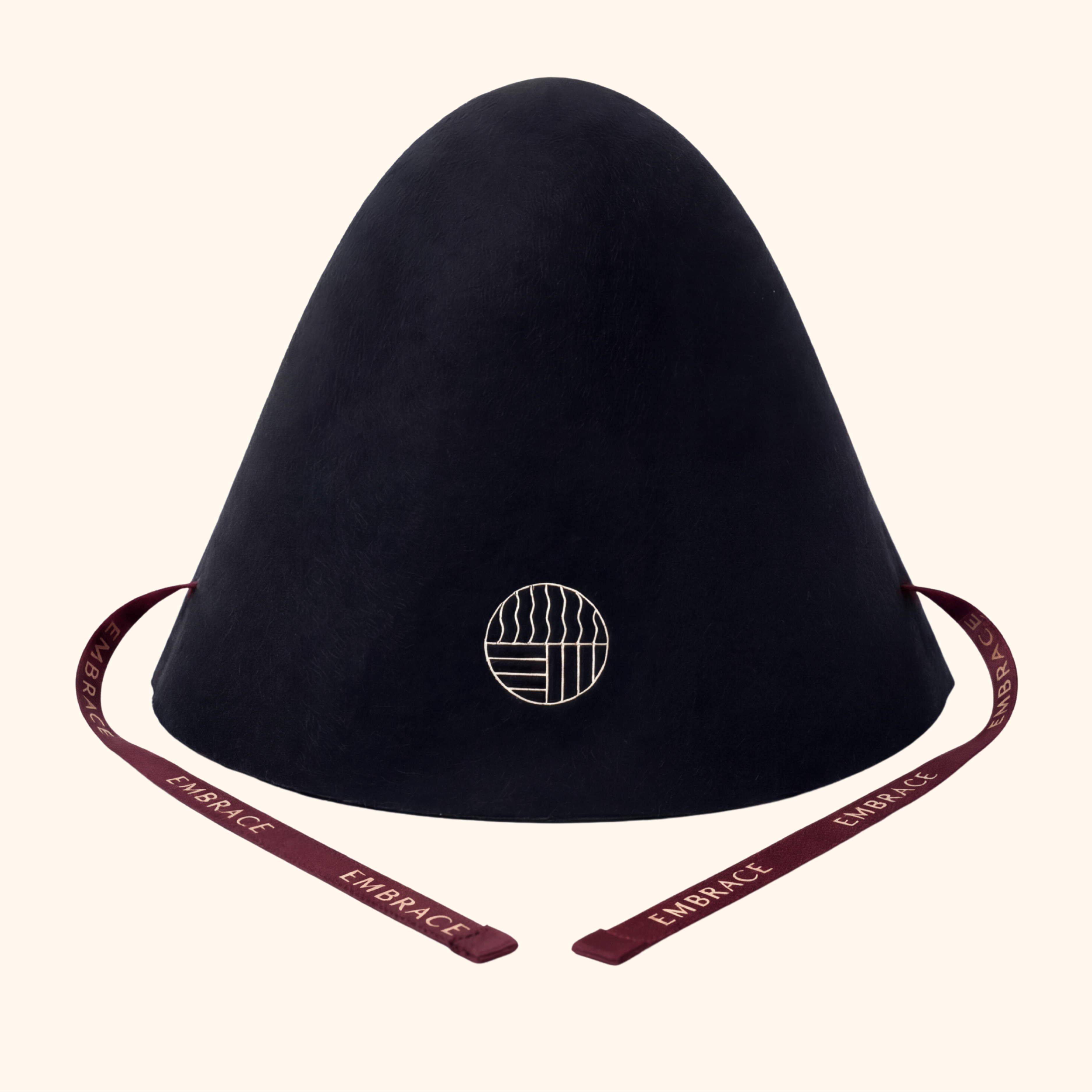 best sauna hat 刺繍入り! レッド Lサイズ 全 3種あり ⚫良質蒸温⚫ 金 刺繍入り! ブラック厚手 凄い断熱性 L