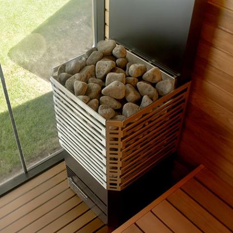 Saunum Air L Electric Sauna Heater - stainless steel