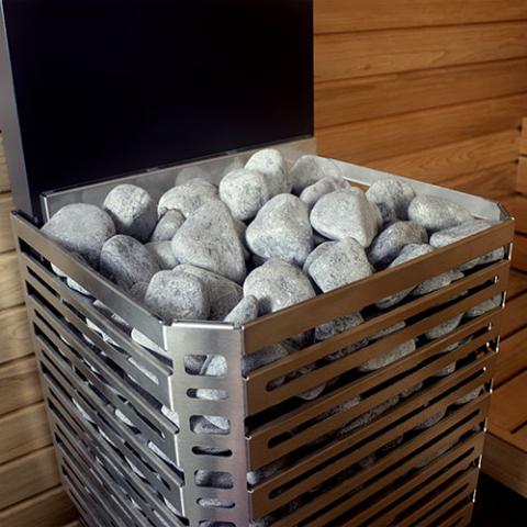 Saunum Air L Electric Sauna Heater - stainless steel