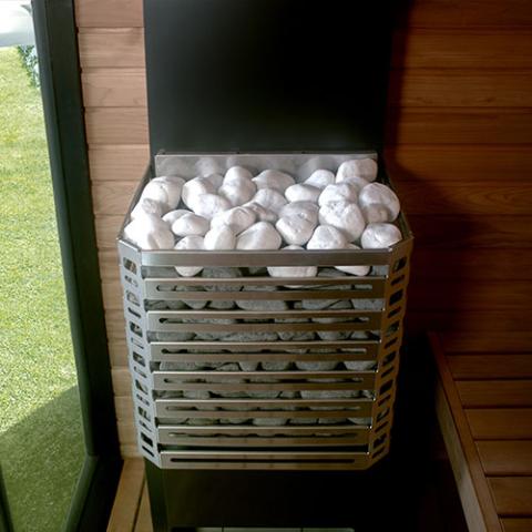 Saunum Air L Electric Sauna Heater - stainless steel