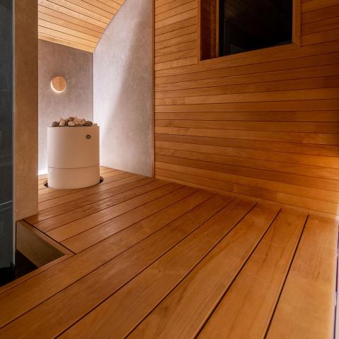 Prosaunas 桑拿木材，Thermo-Aspen 5/4x3" 长凳材料 | WOOD650