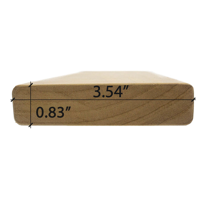 Prosaunas 桑拿木材，Thermo-Aspen 1"x4" 长凳材料 | WOOD648