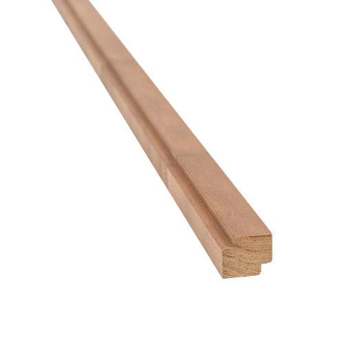 Thermory Sauna Wood, Thermo-Aspen moldura de esquina interior de 1"x1" | VLI0051