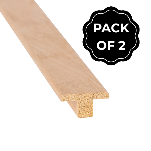 Thermory Sauna Wood, Alder 1"x1.5" T Molding (2-Board Pack) | T