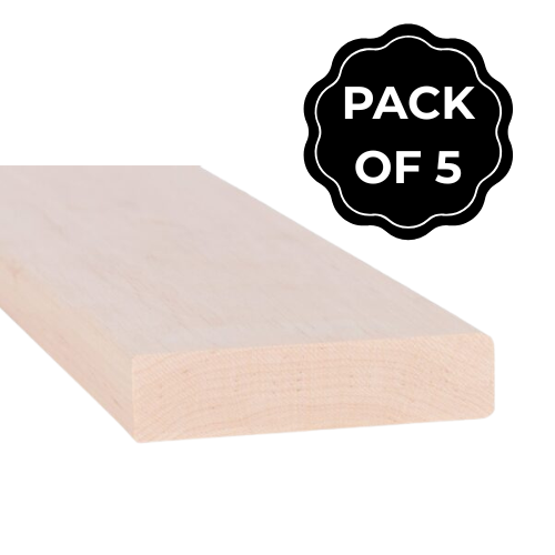 Thermory Sauna Wood, Alder 1"x4" Bench Material (5-Board Pack) | SHP