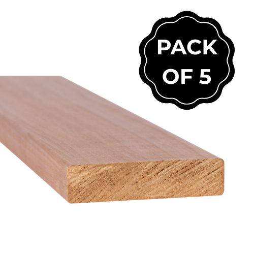 Banco de madera para sauna Prosaunas, Thermo-Aspen de 1" x 4" | WOOD648