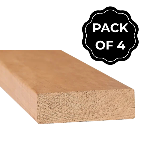 Thermory Sauna Wood, Thermo Alder 5/4"x4" Bench Material - alternate view