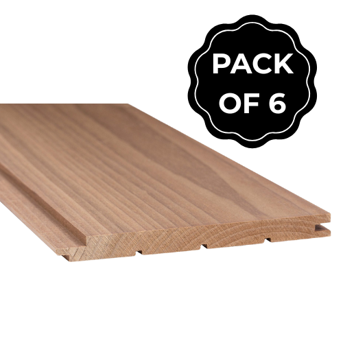 Thermory Thermo-Magnolia Sauna Wall Cladding – 1″×7″ - alternate view