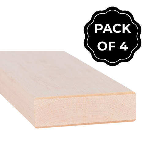 Thermory Sauna Wood, Alder 5/4"x4" Bench Material (4-Board Pack) | SHP