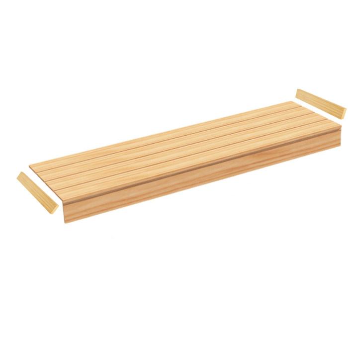 Cedar Sauna Bench Kit - 28" One-level (1 person)