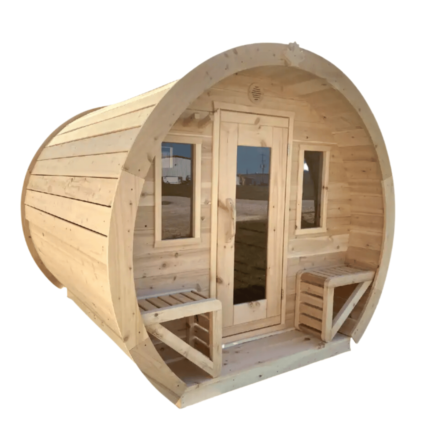 True North Schooner Canadian Made 2-8 Person Outdoor Traditional Barrel Sauna