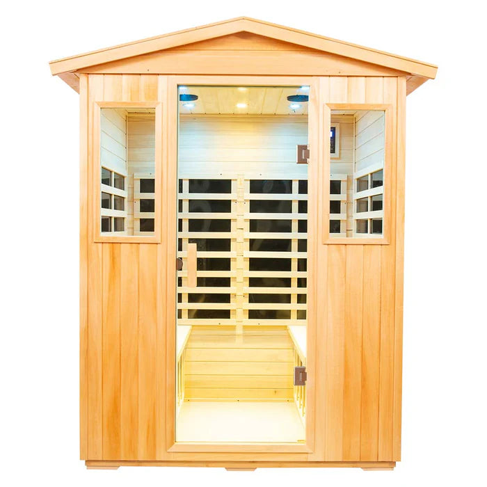 Wizzisaunas VB04 4-Person Outdoor Infrared Sauna - image 7