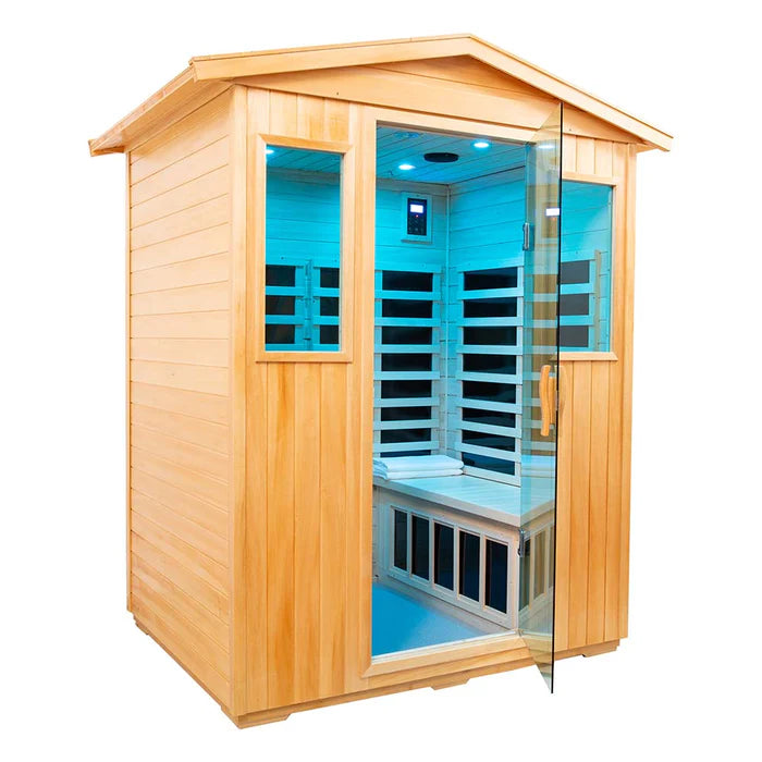 Wizzisaunas VB04 4-Person Outdoor Infrared Sauna - view 4