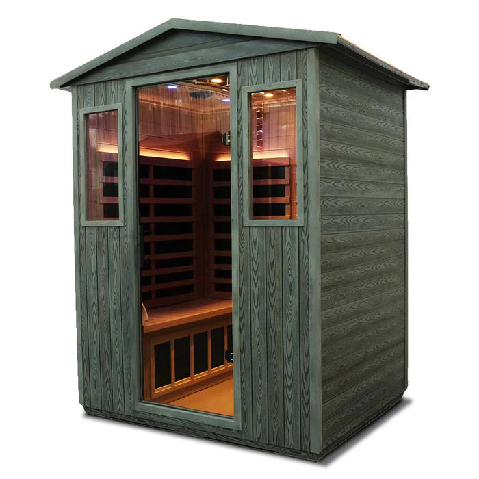 Wizzisaunas VF04 4-Person Outdoor Infrared Sauna - view 3