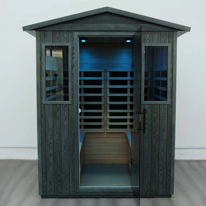 Wizzisaunas VF04 4-Person Outdoor Infrared Sauna - image 5