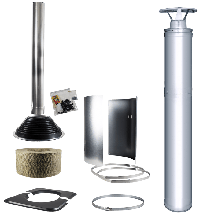 Harvia Sauna Stove Chimney Kit-Stainless Steel | WHP1500