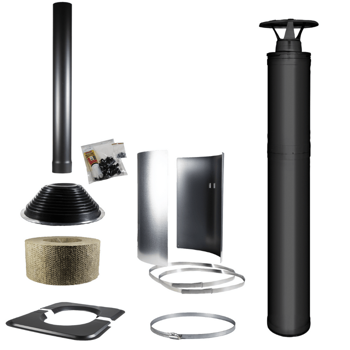 Harvia Sauna Stove Chimney Kit-Black | WHP1500M