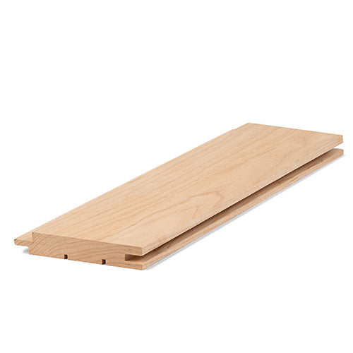 Prosaunas Sauna Wood, Alder Nickel Gap Wall Cladding, 1"x4" | WOOD662