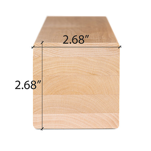 Prosaunas Sauna Wood, Alder 3"x3" | WOOD702
