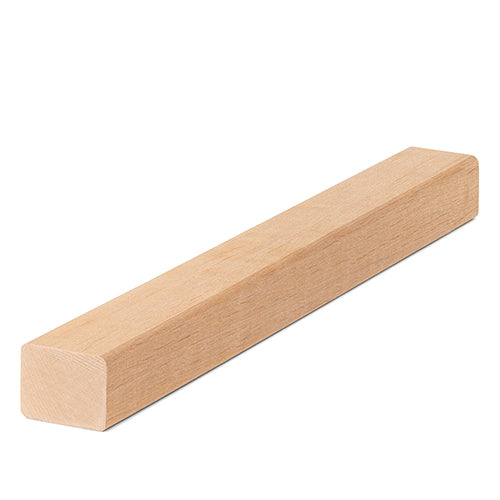 Prosaunas Sauna Wood, Alder 1"x1.5" Rectangle Molding |  WOOD739