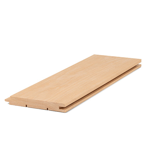 Prosaunas Sauna Wood, Alder Nickel Gap Wall Cladding, 1"x5" | WOOD741