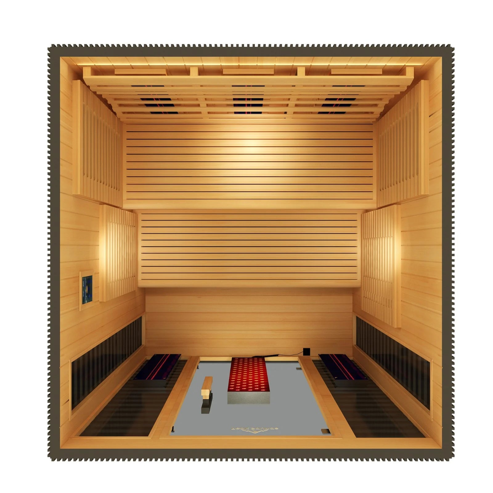 Peak Saunas Kilimanjaro 5-Person Outdoor Full Spectrum Infrared Sauna with XL Me - view 8