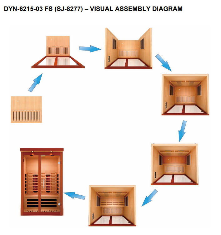 Dynamic Llumeneres 2-Person Near Zero EMF Full Spectrum Indoor Infrared Sauna + Red Light Therapy - image 12