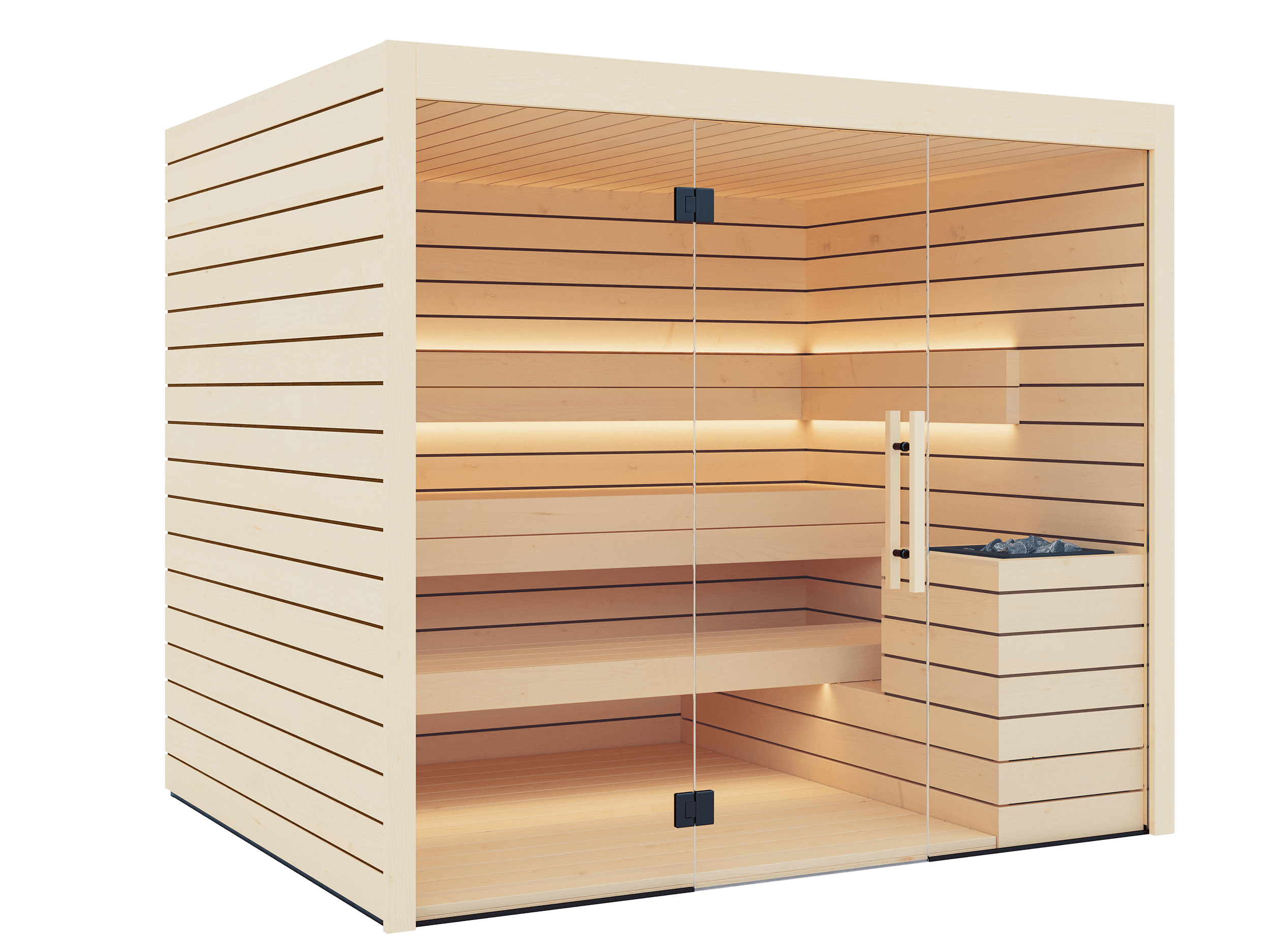 Sauna tradicional interior Auroom Lumina para 5-6 personas