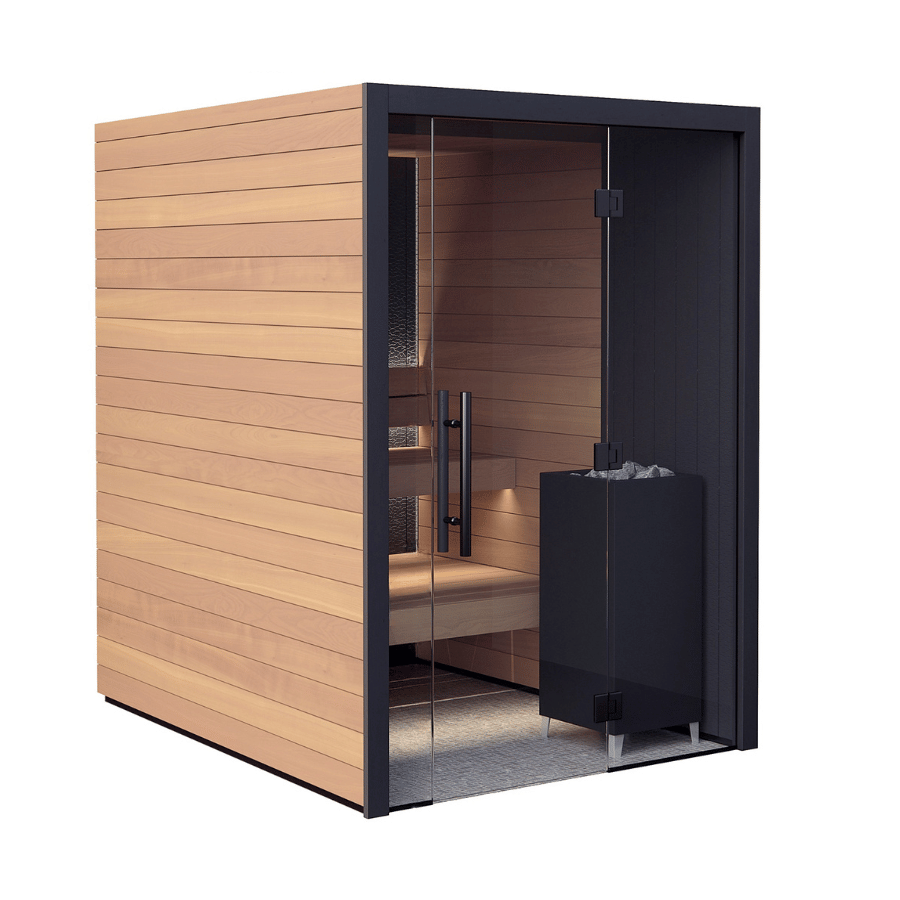 Sauna tradicional de interior para dos personas Auroom Vulcana