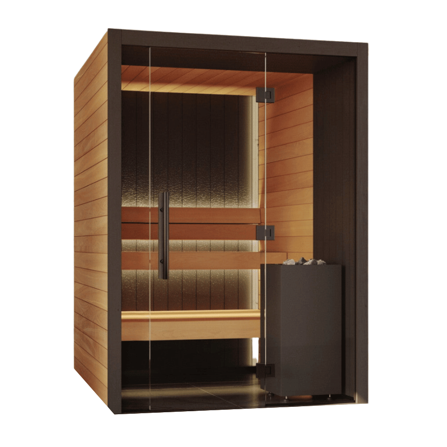 Sauna tradicional de interior para dos personas Auroom Vulcana