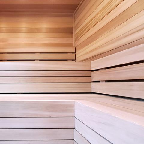 Prosaunas 桑拿木材，垂直纹理，清晰的 A+ 级雪松 4"x4" 支撑材料