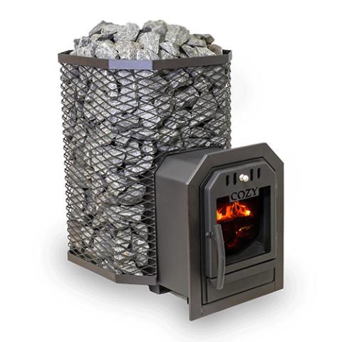 Cozy Heat 12kW Thru-Wall Wood Burning Sauna Stove