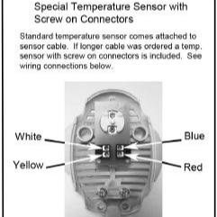 Harvia Temperature Sensor with Cover - alternate view