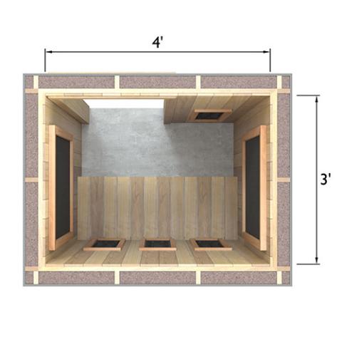 Finnmark Spectrum+™ & Carbon 120V/240V Infrared Sauna Heater Panel Kit w/ Digital Controller and Wifi