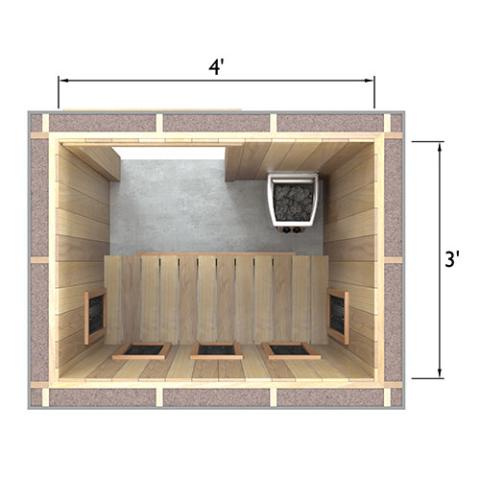 Finnmark Spectrum+™ Infra-Sauna Infrared Sauna Heater Panel Kit w/ Digital Controller & WiFi – For Use with Traditional Sauna Heater