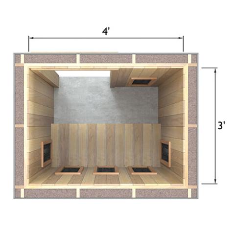 Finnmark Spectrum+™ 120V/240V Infrared Sauna Heater Panel Kit w/ Digital Controller and Wifi