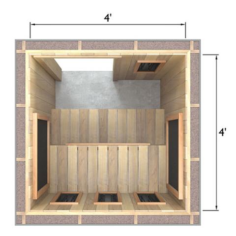 Finnmark Spectrum+™ & Carbon 120V/240V Infrared Sauna Heater Panel Kit w/ Digital Controller and Wifi