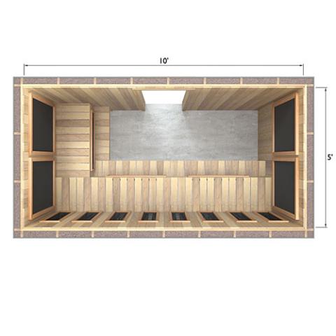 Finnmark Spectrum+™ & Carbon 120V/240V Infrared Sauna Heater Panel Kit w/ Digital Controller and Wifi