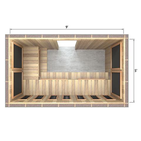 Finnmark Spectrum+™ & Carbon 120V/240V Infrared Sauna Heater Panel Kit w/ Digital Controller and Wifi