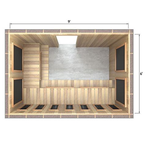 Finnmark Spectrum+™ & Carbon 120V/240V Infrared Sauna Heater Panel Kit w/ Digital Controller and Wifi