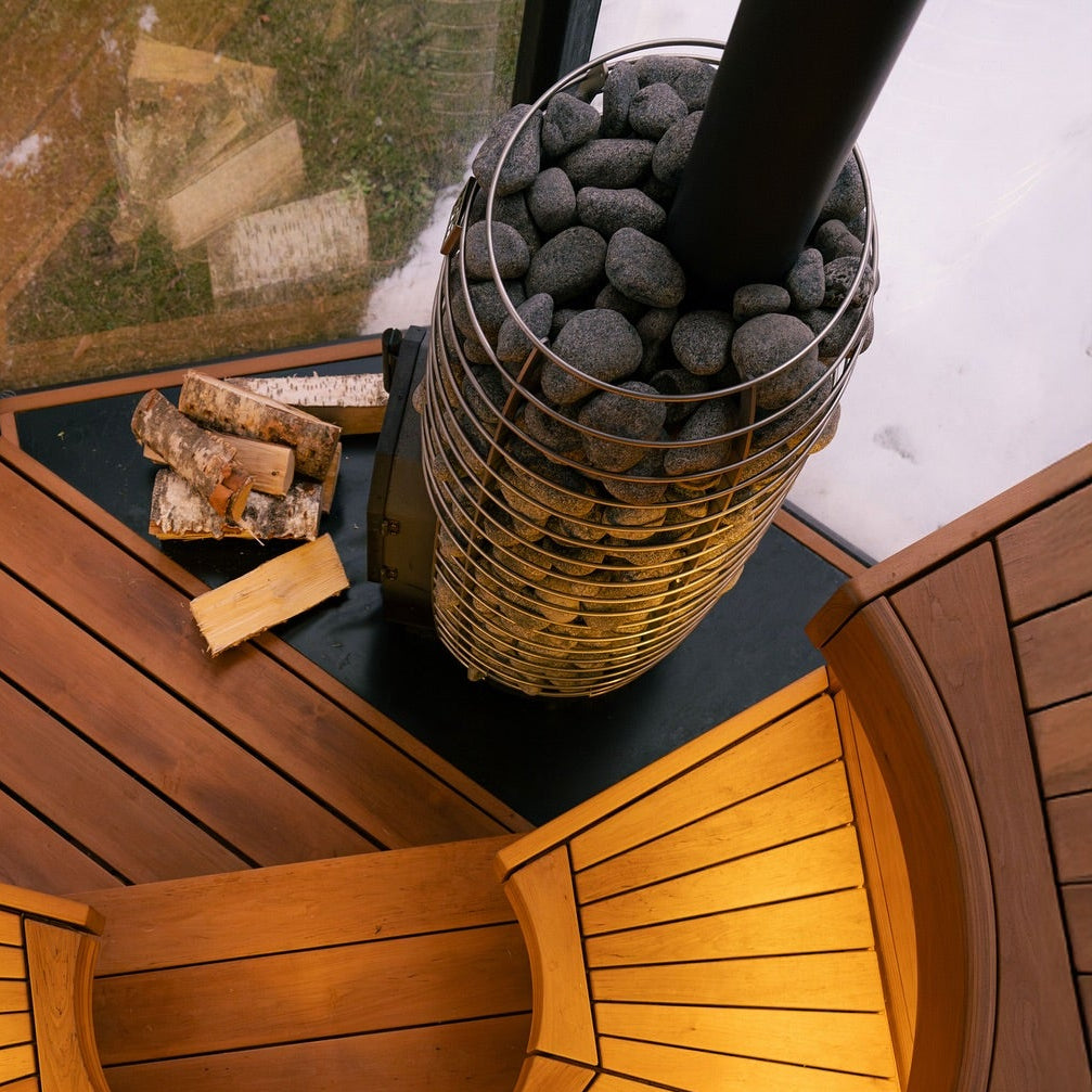 HUUM Hive Flow 9.8kW Wood-Burning Sauna Stove