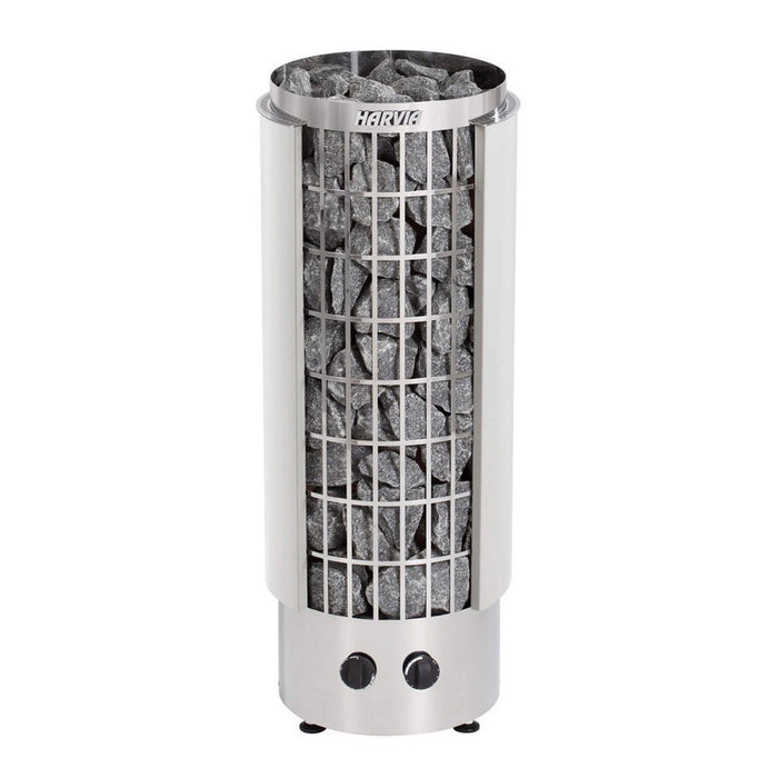 Harvia Cilindro Half Series Electric Sauna Heater w/ Built-In Controls 6/8/9kW