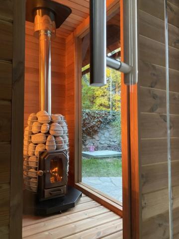 HUUM Thru-Angled Roof Sauna Stove Chimney Kit | Stainless Steel