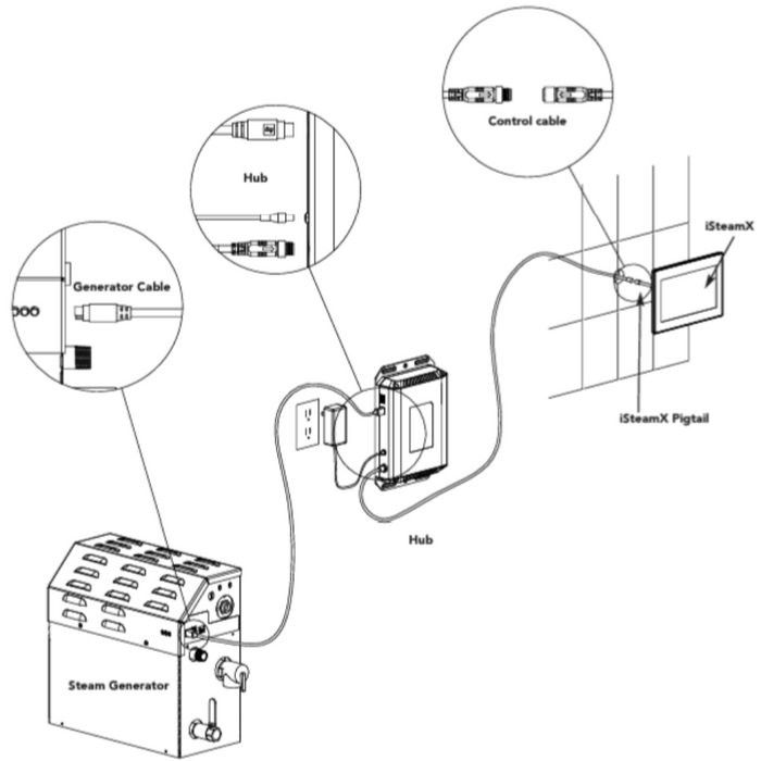 Mr.Steam Steam Shower Control & SteamHead | iSteamX