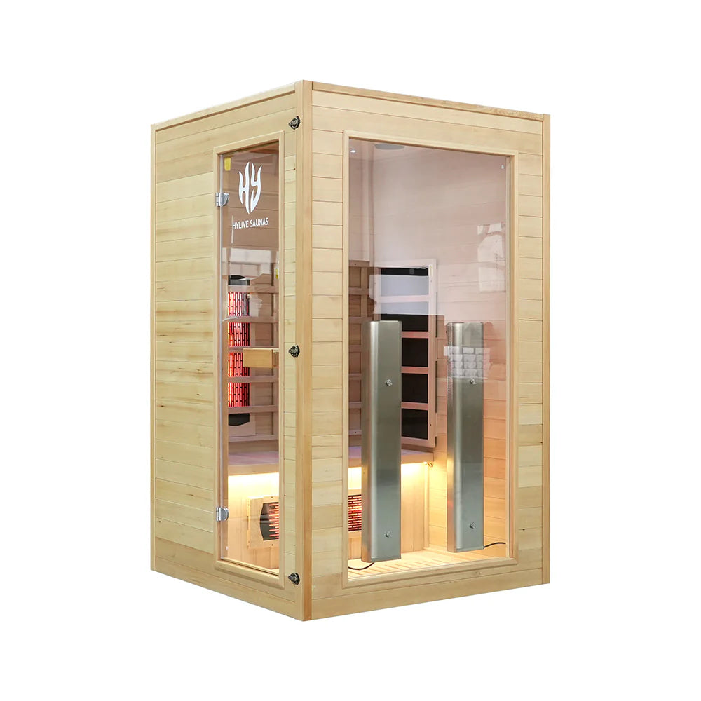 Sauna de infrarrojos dinámicos Gracia para 1 o 2 personas con bajo EMF FAR | DYN-6119-01