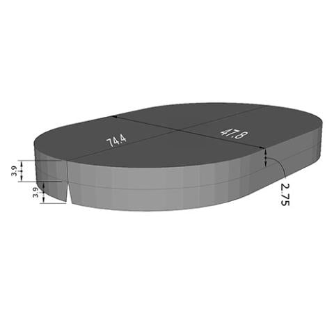 SaunaLife Insulated Cover for S2 Series Cold/Hot Plunge Tub