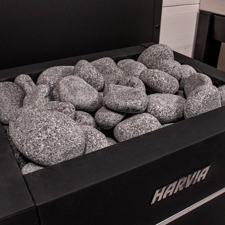 Harvia R-991 Rounded Olivine Diabase Sauna Stones 2-4