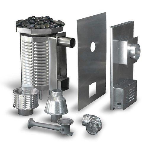 Scandia gas sauna heater components and parts breakdown diagram
