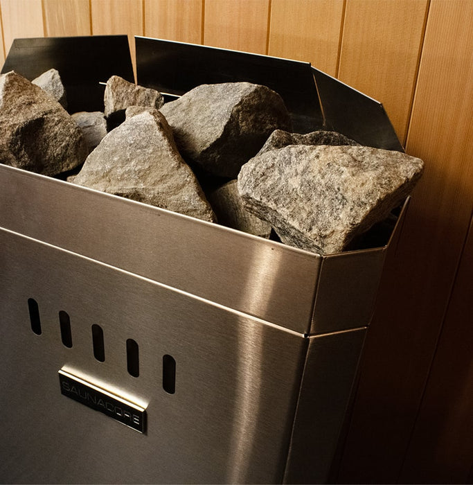 DIY Cedar Sauna Kit 7' x 8' Complete Sauna Room Liner Package | 9 kW Electric Heater